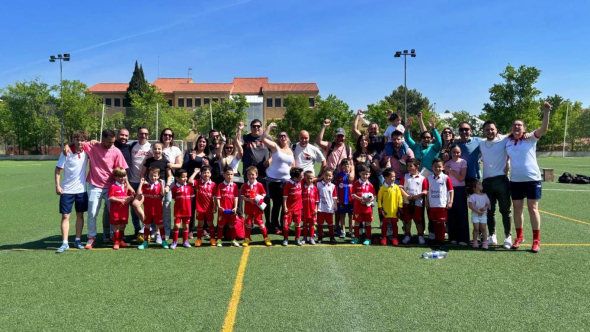 L'S6 del Terrassa FC, campi&oacute; de lliga i del Torneig de Sant Lloren&ccedil;
