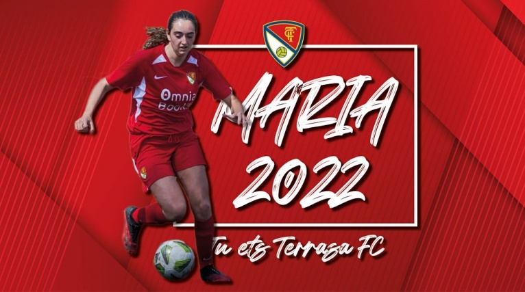 El Terrassa FC femení renova la davantera Maria de Fulgencio