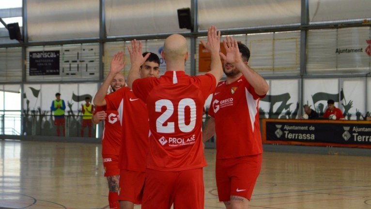 Terrassa FC- R&agrave;pid Santa Coloma: partit intens
