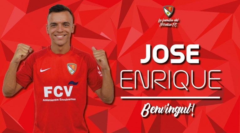 El jove davanter Jose Enrique, nou jugador del Terrassa FC