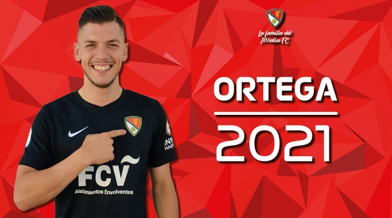 Ortega renova amb el Terrassa FC per jugar l’onzena temporada al club