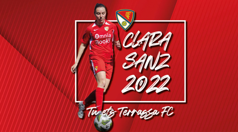 El Terrassa FC renova la migcampista Clara Sanz
