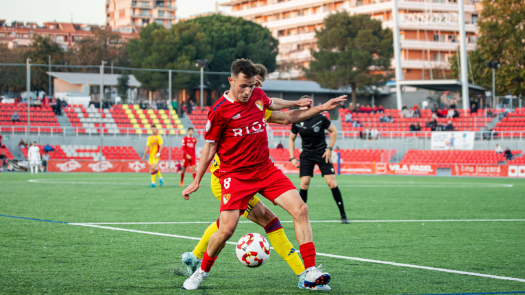 Empat treballadíssim (1-1) del Terrassa FC contra el Lleida CF a l&#039;Estadi Olímpic de Terrassa