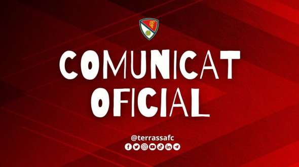 Comunicat oficial del Terrassa FC sobre el partit contra la SD Formentera