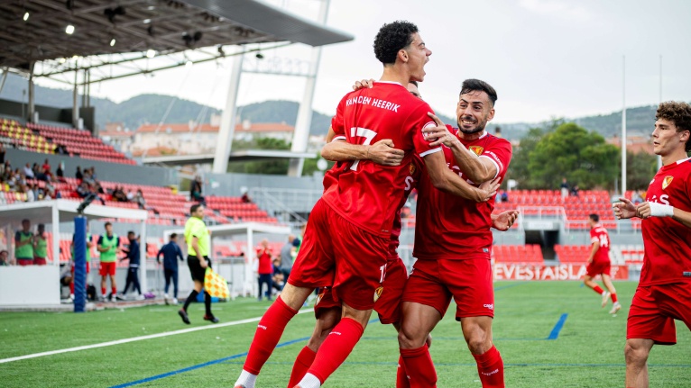 Victòria (1-0) i porteria a zero del Terrassa FC contra el Badalona Futur a l&#039;Estadi Olímpic de Terrassa