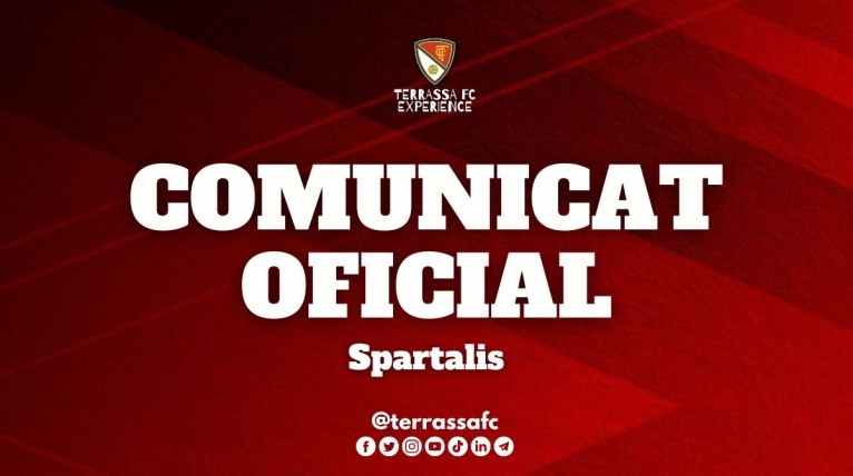 Spartalis renova amb el Terrassa FC