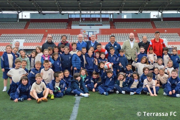 Les classes de 1r &#039;C&#039; i 2n &#039;B&#039; de primària del Sagrat Cor visiten l&#039;Olímpic de Terrassa