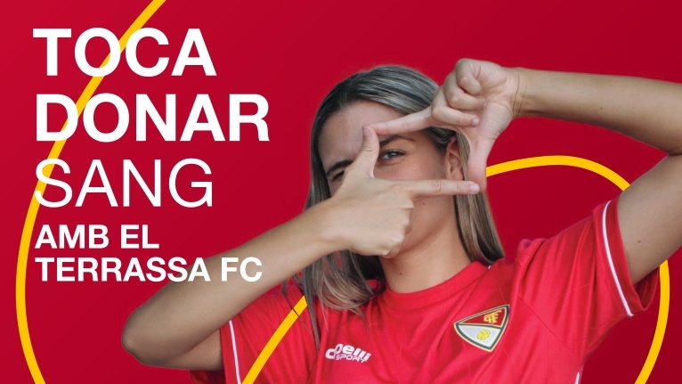 Toca donar sang amb el Terrassa FC