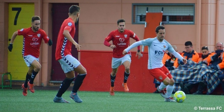 El Terrassa FC suma un valuós empat (2-2) al camp de La Pobla