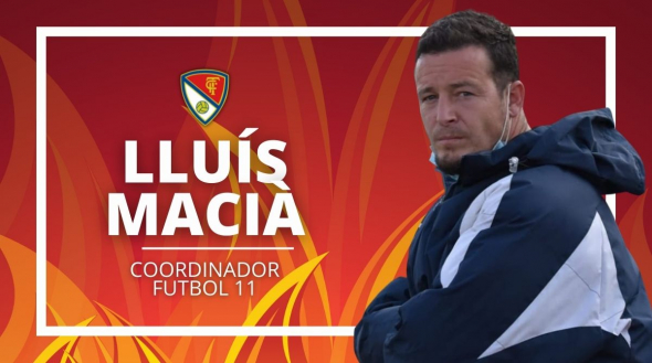 Lluís Macià, nou coordinador de futbol 11 del Terrassa FC