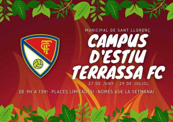 Obertes les incripcions del Campus d'estiu del Terrassa FC 2022!