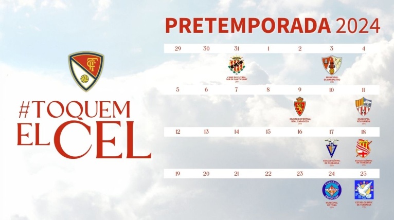 Així serà la pretemporada del Terrassa FC 24/25