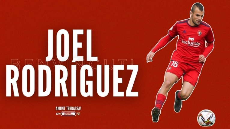 El davanter Joel Rodríguez, nou jugador terrassista