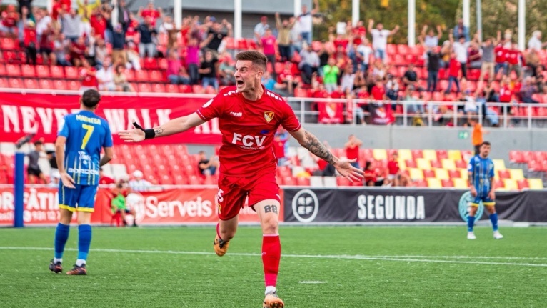 Vict&ograve;ria del Terrassa FC (1-0) davant el CE Andratx a l'Estadi Ol&iacute;mpic