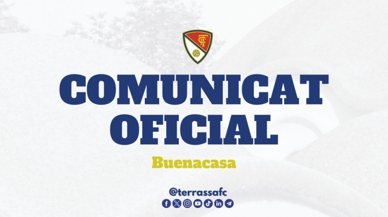 Comunicat oficial: Buenacasa, nou terrassista
