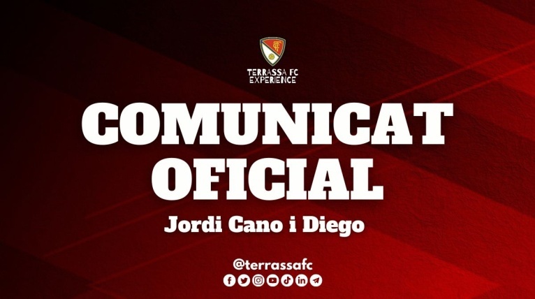 Jordi Cano i Diego renoven per dues temporades m&eacute;s al Terrassa FC