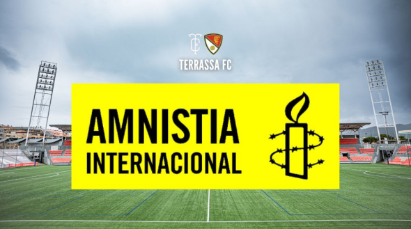 El Terrasa FC s&rsquo;adhereix a la campanya d&rsquo;Amnistia Internacional Catalunya contra el racisme en l&rsquo;esport