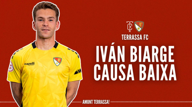 Comunicat oficial: Iv&aacute;n Biarge causa baixa