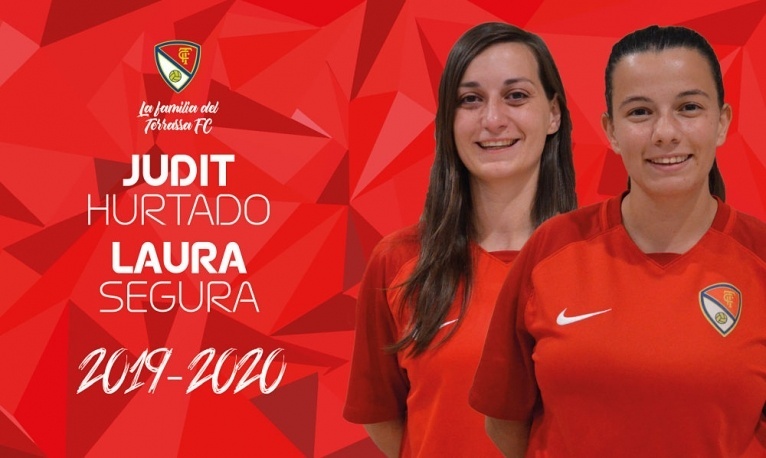 Judit Hurtado i Laura Segura, una temporada més al Terrassa FC femení