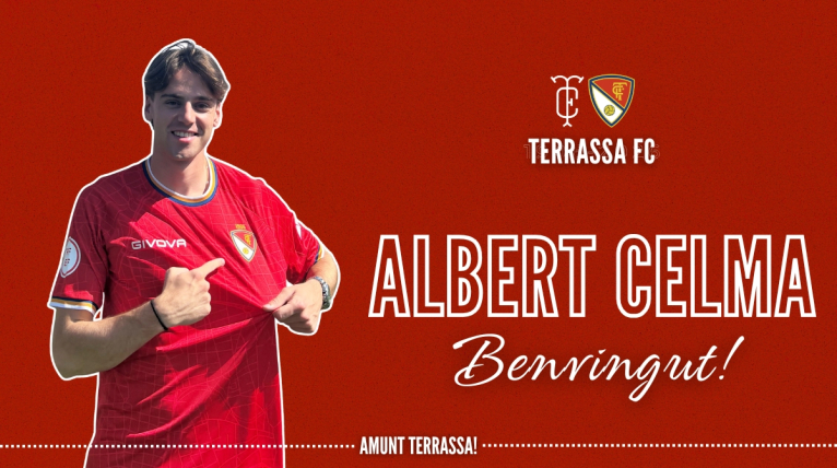 El Terrassa incorpora Albert Celma per les dues campanyes