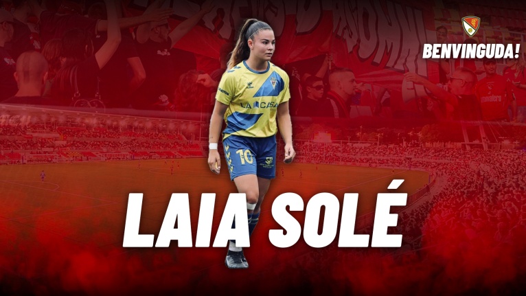 La mitja punta Laia Solé, nova jugadora del Terrassa FC