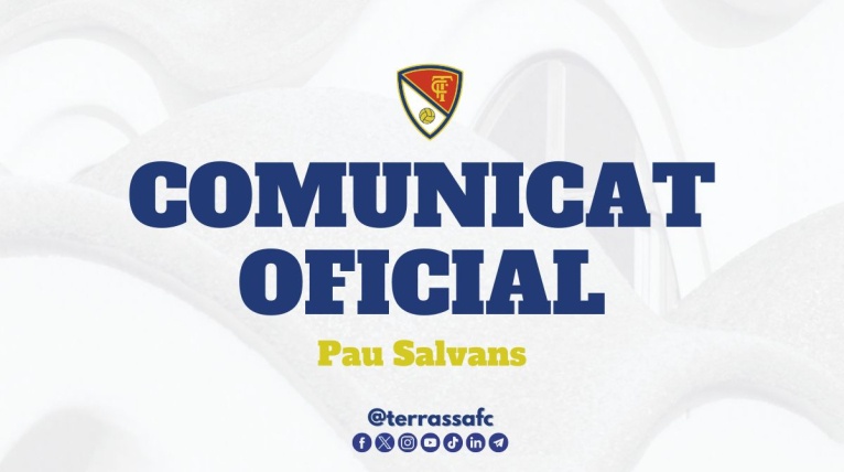 Comunicat oficial: Pau Salvans causa baixa