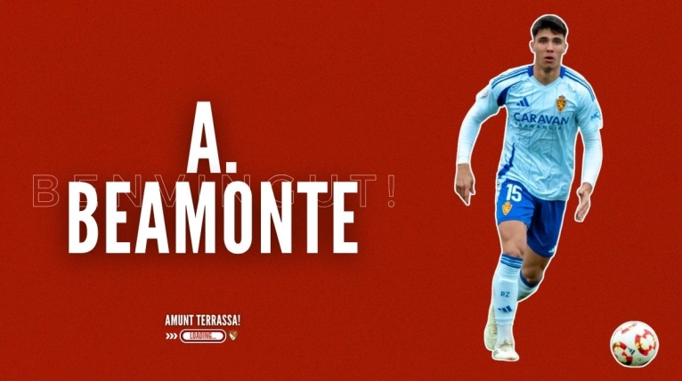 El central Adrián Beamonte fitxa pel Terrassa FC