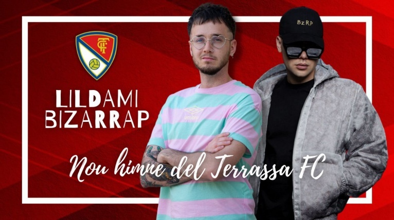 Lildami i Bizarrap faran una nova versi&oacute; de l&rsquo;himne del Terrassa FC