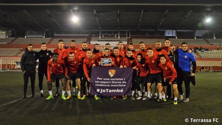 El Terrassa FC renova l&rsquo;adhesi&oacute; al Manifest del m&oacute;n de l&rsquo;Esport en contra de les viol&egrave;ncies sexuals