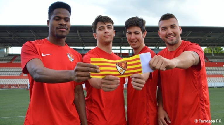 Waziri, Sergi Espí, Edu i Dani García renoven i seran els capitans 20/21 del Terrassa FC B
