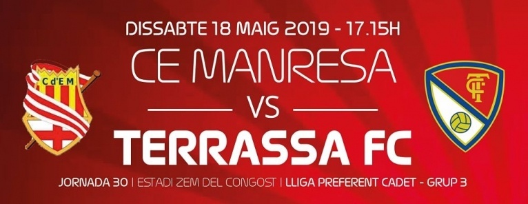 El Terrassa FC organitza autocars gratuïts per acompanyar el Cadet A a Manresa