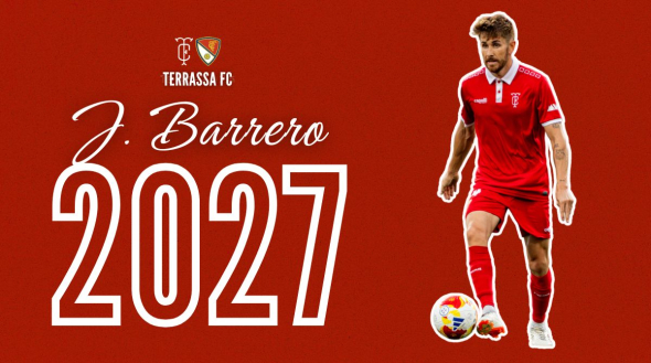 El Terrassa FC renova el migcampista J. Barrero