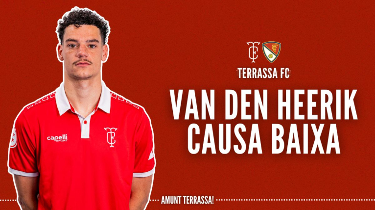 Comunicat oficial: Van den Heerik causa baixa