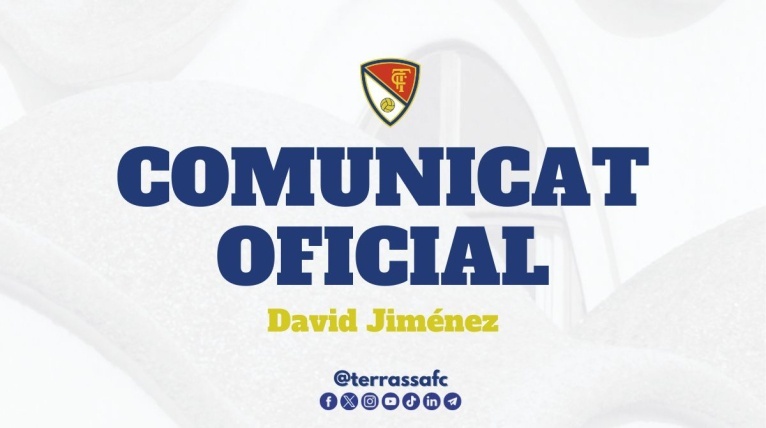 Comunicat oficial: David Jiménez