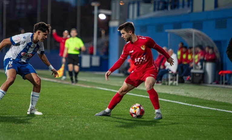 Empat (2-2) del Terrassa FC contra l'Espanyol 'B' i cinc partits seguits sense perdre