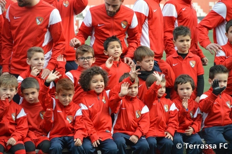 La presentació del futbol base del Terrassa FC, l&#039;1 de novembre