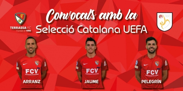 Arranz, Jaume i Pelegrín, convocats amb la CatUEFA!