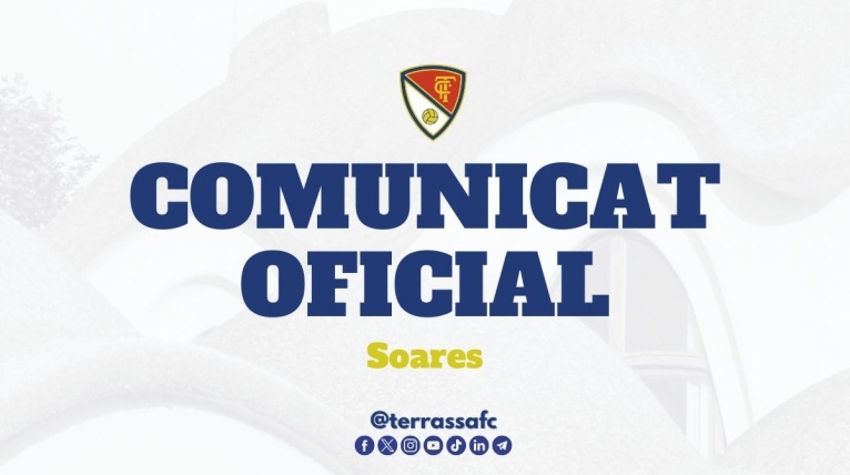 Comunicat oficial: Soares torna al Telstar
