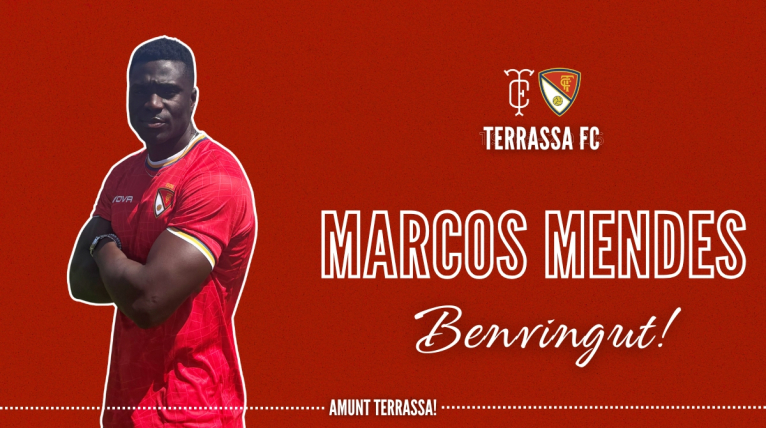Marcos Mendes es converteix en nou jugador del Terrassa FC