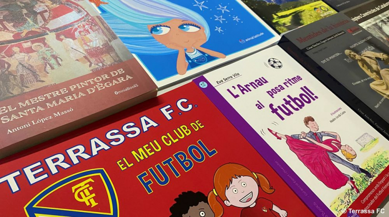 El Terrassa FC i OmniaBooks Editorial muntaran una parada de llibres per Sant Jordi