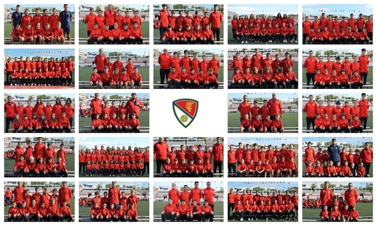 La presentaci&oacute; del futbol base del Terrassa FC, en imatges