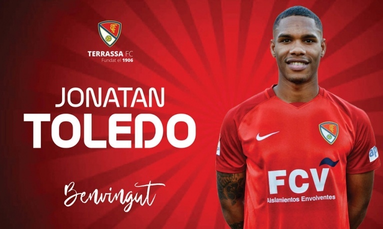 El davanter Toledo, segon fitxatge del Terrassa FC 18/19