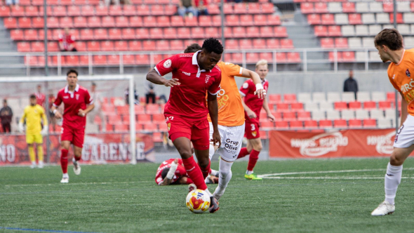 Derrota per la m&iacute;nima (0-1) del Terrassa FC contra el Reus FC Reddis a l'Estadi Ol&iacute;mpic per finalitzar la temporada 2025-26