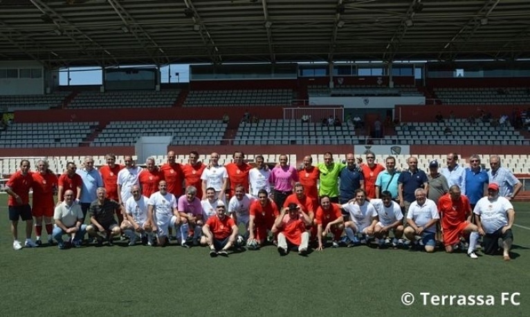 Matinal de futbol i dinar de germanor dels Veterans del Terrassa FC