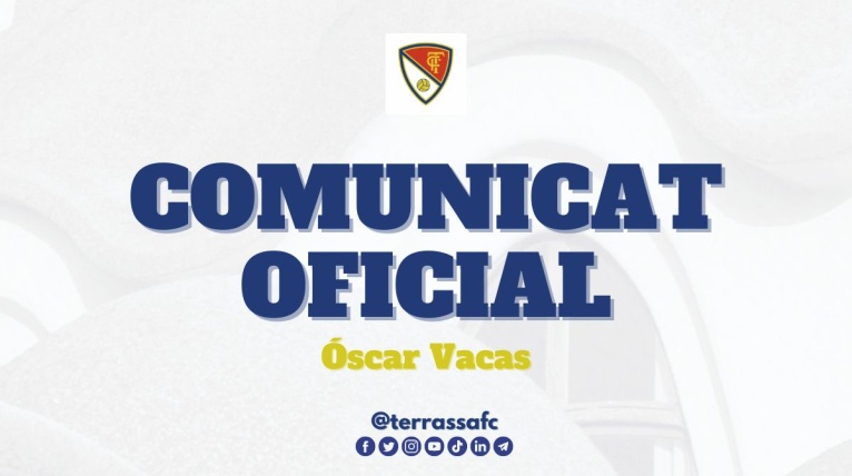 Rescissió del contracte d’Óscar Vacas