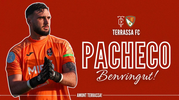 Pacheco, primer fitxatge del Terrassa FC 26/27