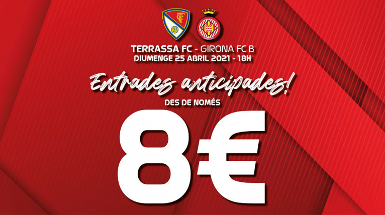 Ja a la venda les 1.000 úniques entrades del partit de fase d&#039;ascens contra el Girona B!