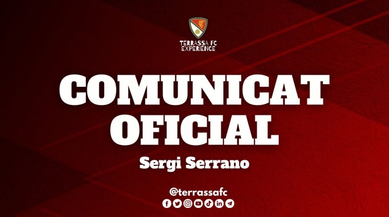 Sergi Serrano causa baixa al Terrassa FC