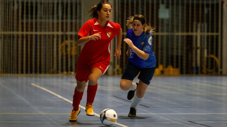 La defensa del Terrassa FC de futbol sala femení, líder estatal