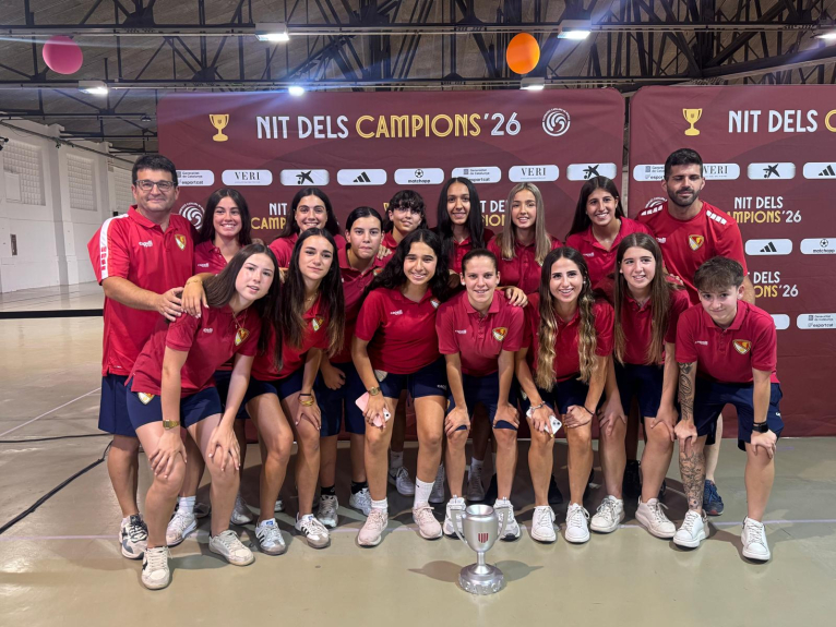 Les noies del Juvenil C, reconegudes per la seva espectacular temporada a la Nit dels Campions